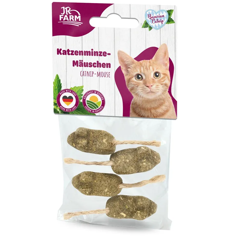 Sparpaket 2 x 20 g JR Farm Bavarian Catnip Katzenminze-Mäuschen Katzen Spielzeug Top-Seller